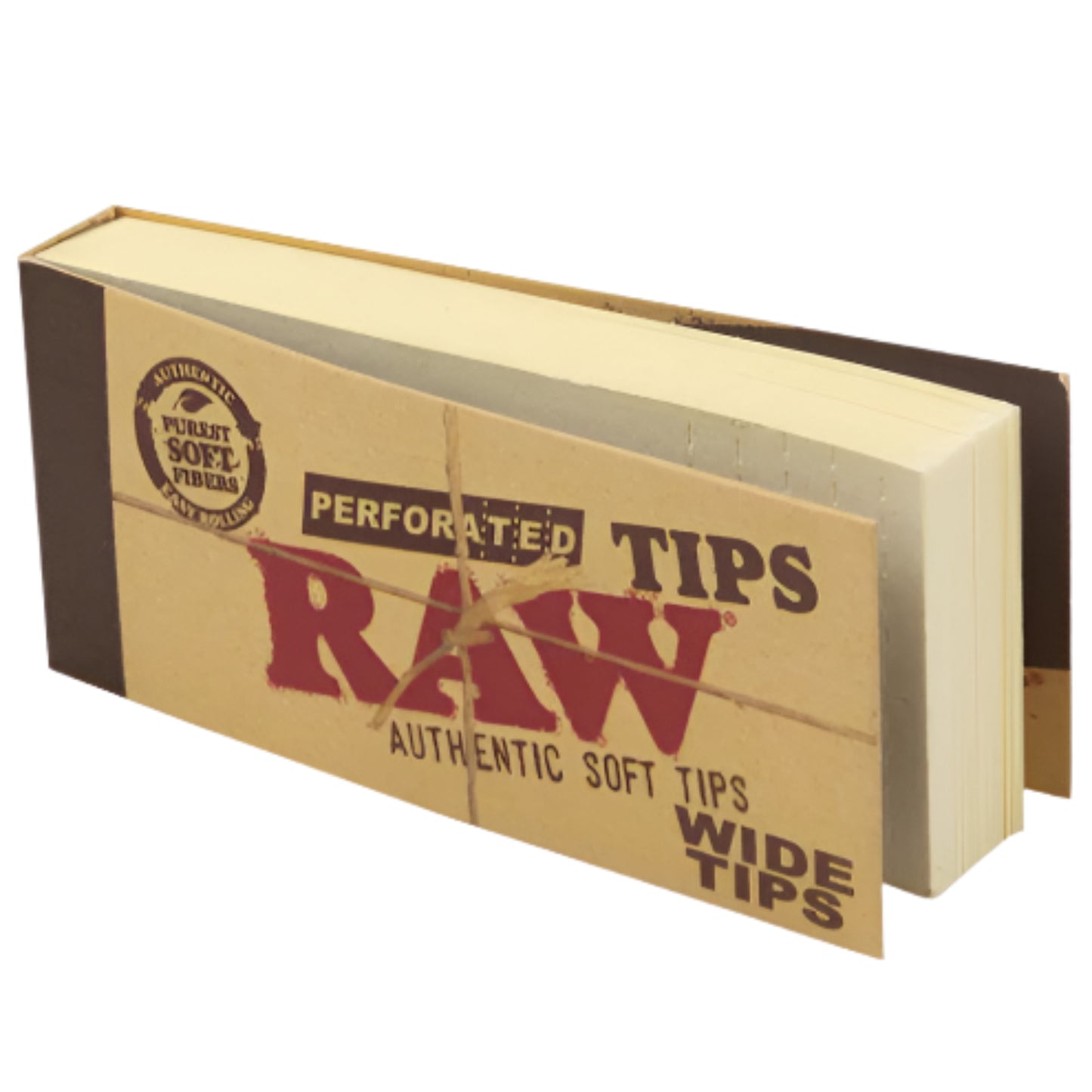 Raw Rolling Papers Perforated Wide Cotton Filter Tips - CORONA CASH AND CARRY