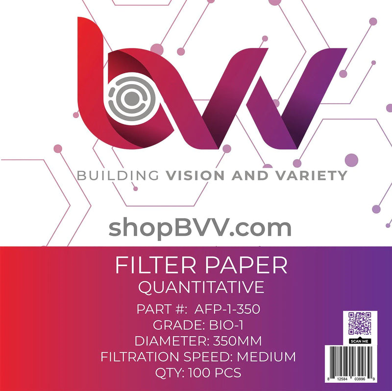 BVV Filter Papers - 350MM - Quantitative - CORONA CASH AND CARRY