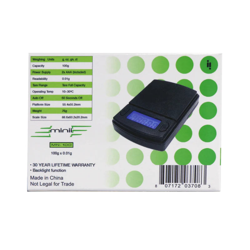 Minii Digital Pocket Scale, 100g x 0.01g - CORONA CASH AND CARRY