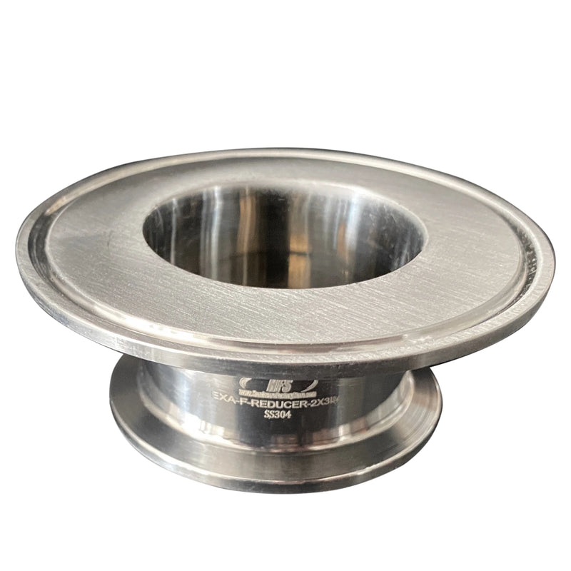 Concentric Flat Reducer Tri Clamp Stainless Steel 304 - CORONA CASH AND CARRY
