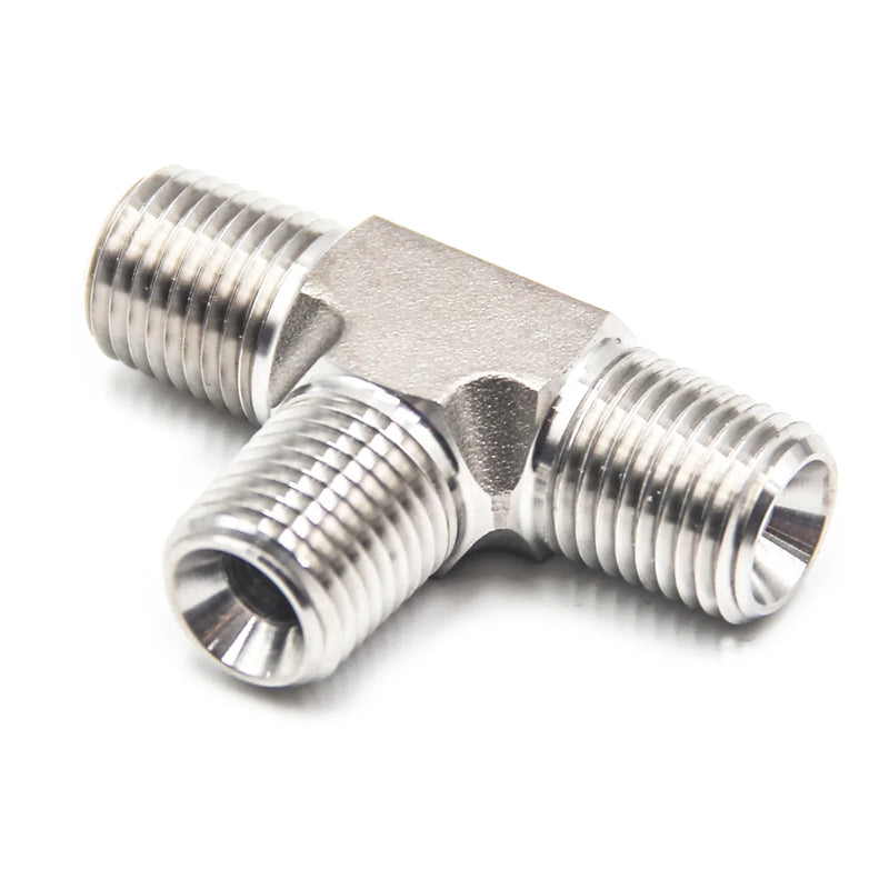 Male NPT 3 Way Tee Fittings Stainless Steel 304 - CORONA CASH AND CARRY