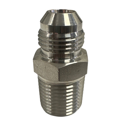 1/2" MNPT 1/2" MJIC Stainless Steel Fitting - bin 9 - CORONA CASH AND CARRY