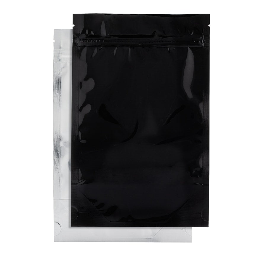 1/2oz Black/Clear - Mylar Bag