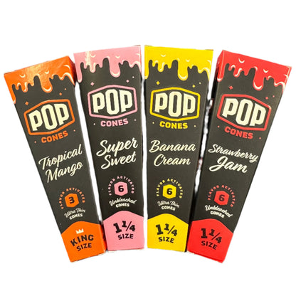 Pop Cones - Cones with a Flavor Burst Pop - CORONA CASH AND CARRY