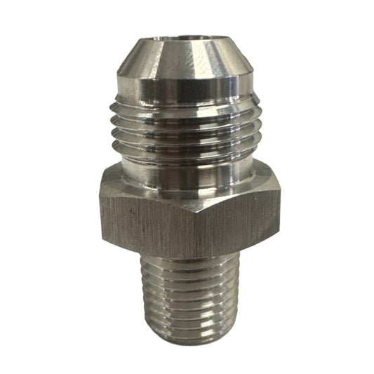 1/4" MNPT 1/2" MJIC Stainless Steel Fitting - bin 7 - CORONA CASH AND CARRY