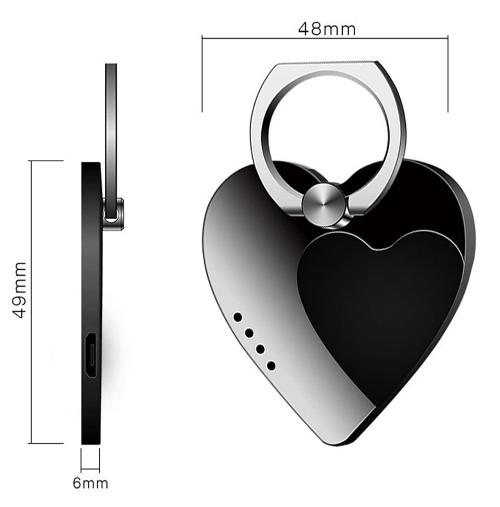 Portable Lighter - Heart Shaped Phone Holder - CORONA CASH AND CARRY