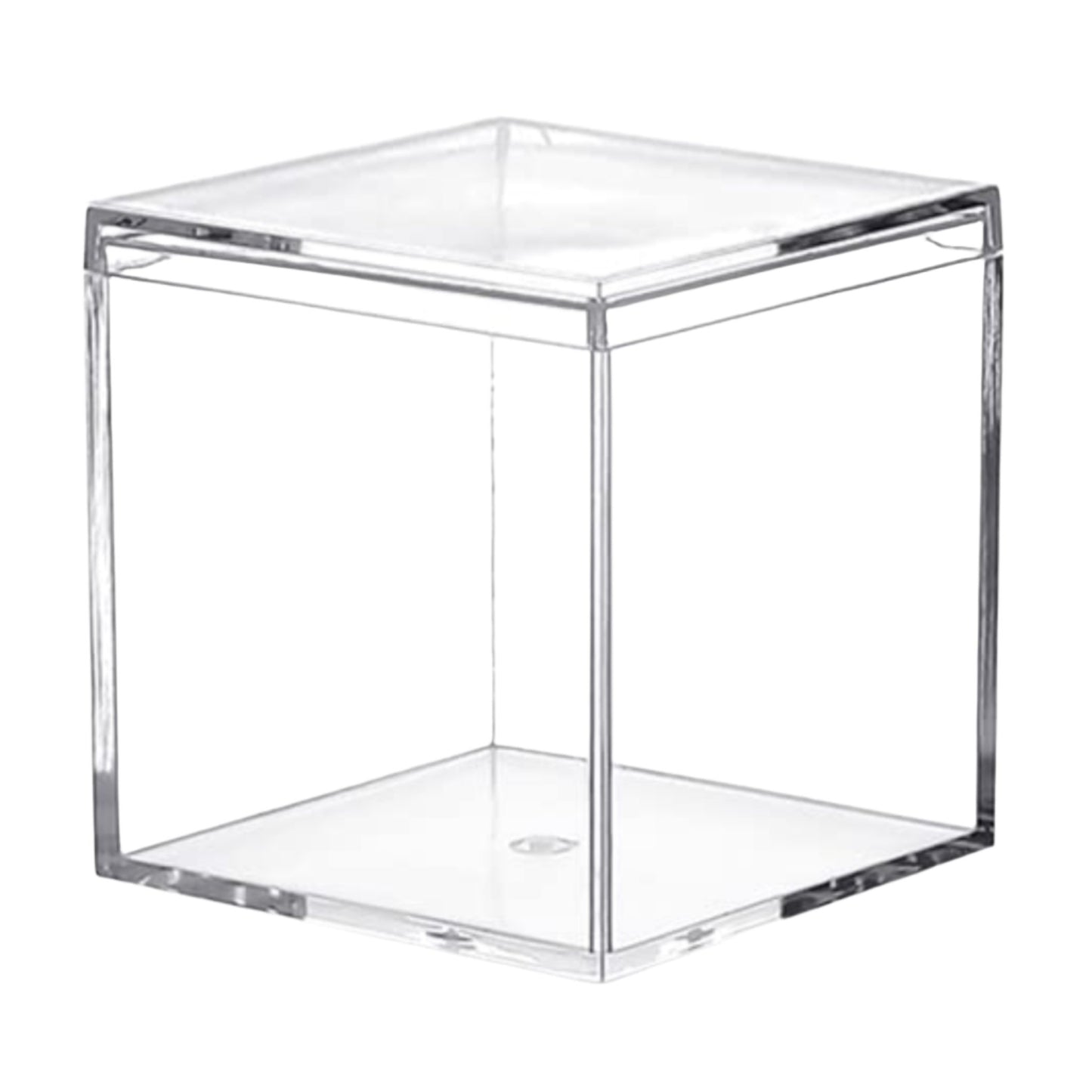 Cube Plastic Jar - CORONA CASH AND CARRY