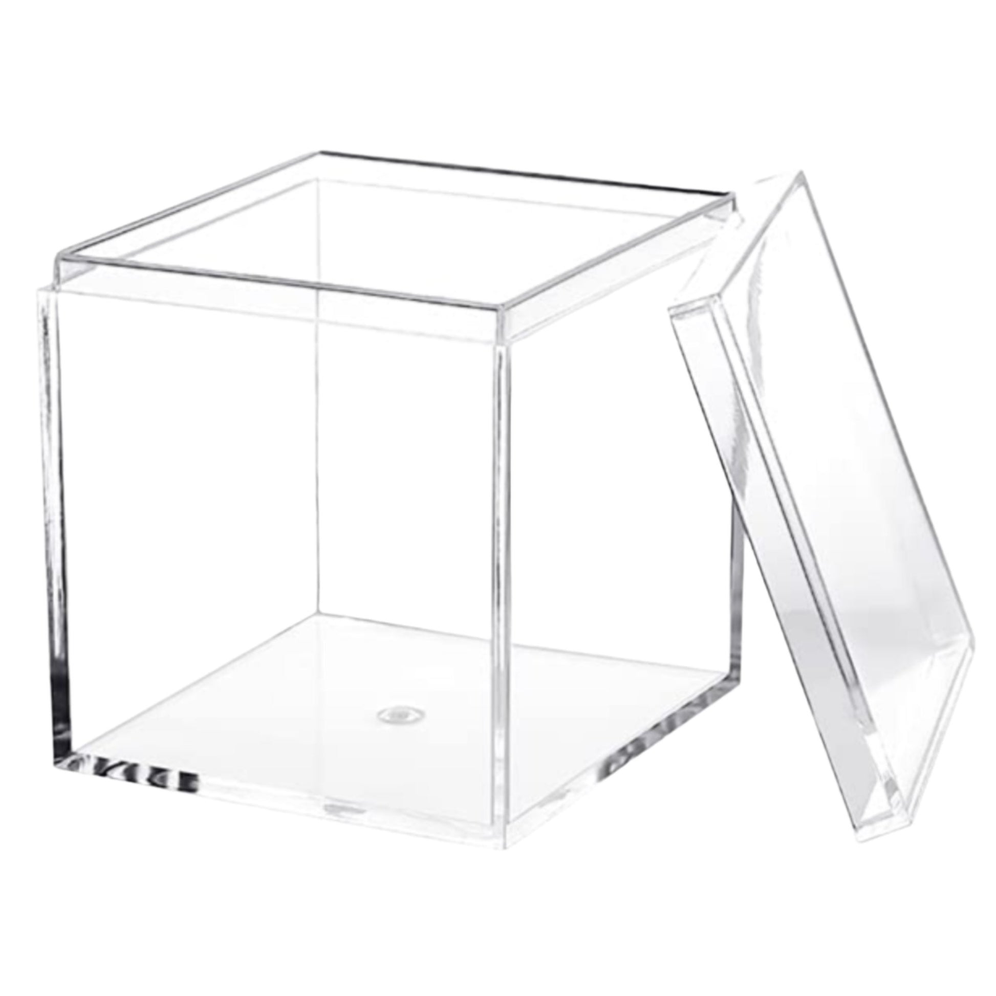 Cube Plastic Jar - CORONA CASH AND CARRY