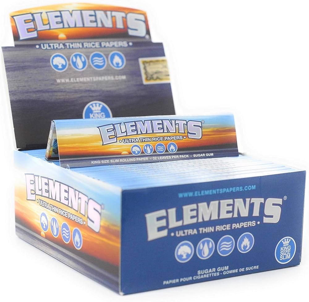 Elements Ultra Thin Rice Rolling Papers - CORONA CASH AND CARRY