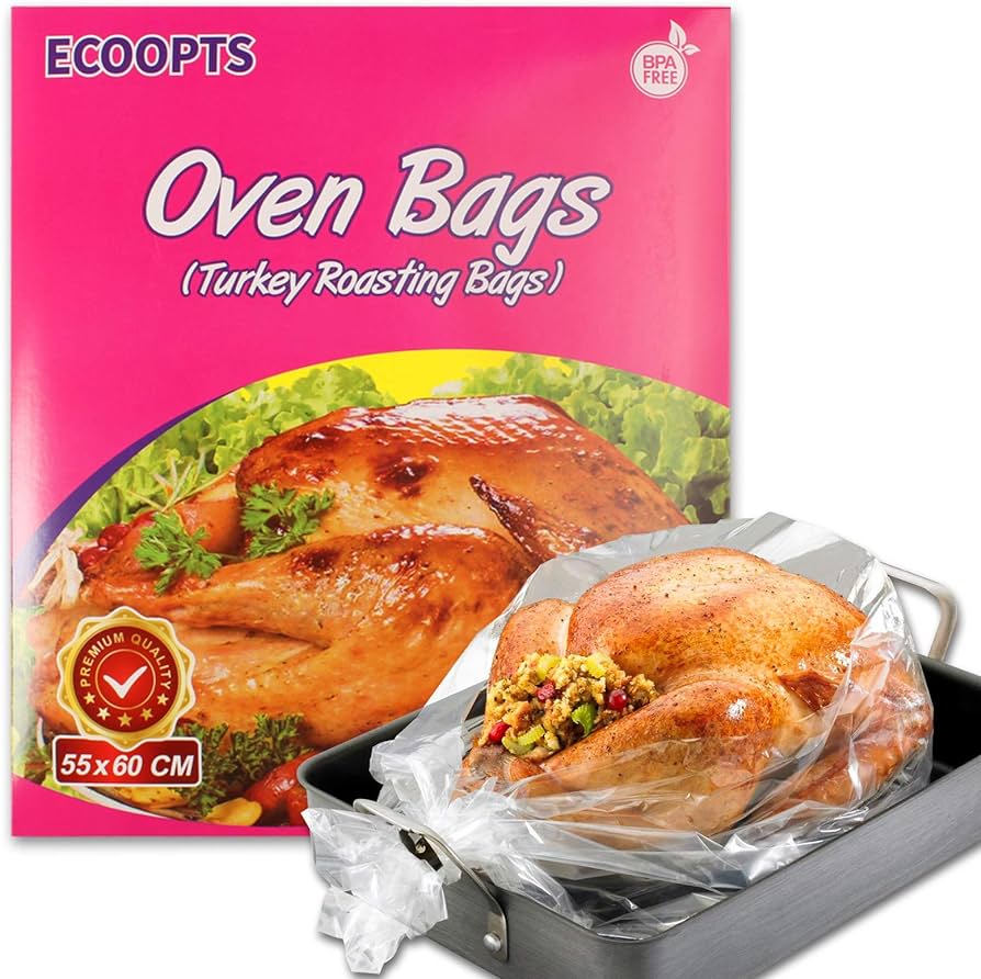 First Quality 21.7-Inch by 23.6-Inch Turkey Oven Bags 10 bags and Ties Per Box