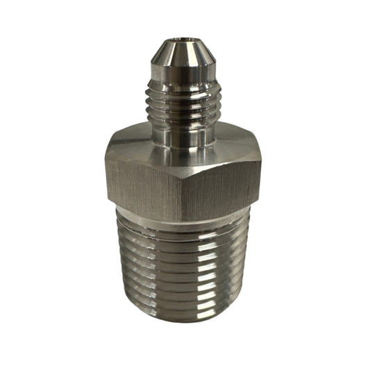 1/2" MNPT 1/4" MJIC Stainless Steel Fitting - bin 3 - CORONA CASH AND CARRY