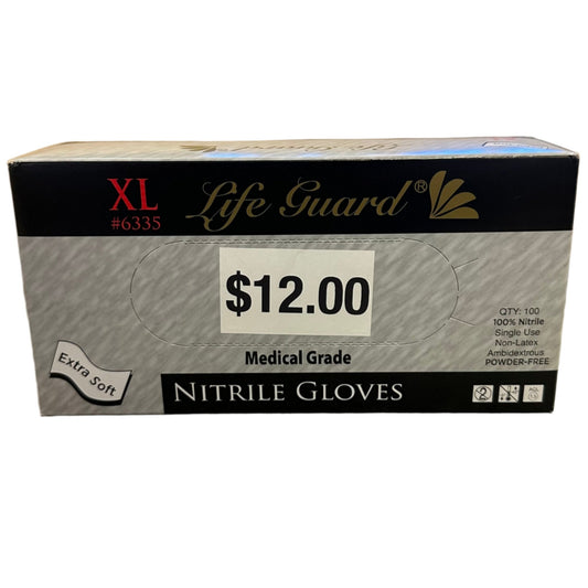 Life Guard Nitrile Gloves XL - CORONA CASH AND CARRY