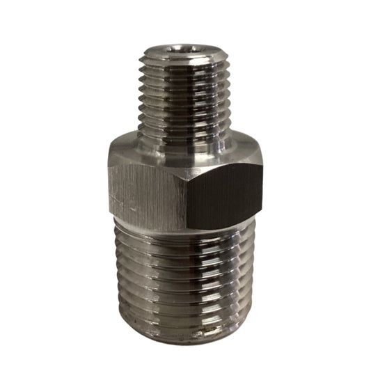 1/2" MNPT 1/4" MNPT Stainless Steel Fitting - bin 29 - CORONA CASH AND CARRY