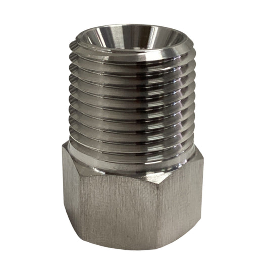 1/2" MNPT 1/2" FJIC Stainless Steel Fitting - bin 26 - CORONA CASH AND CARRY