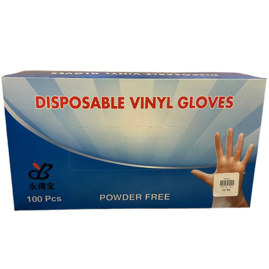 Large - Disposable Vinyl Gloves - CORONA CASH AND CARRY