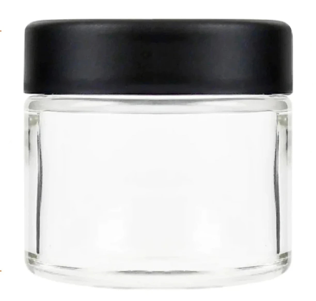 2oz Glass Jar - CR Black Lid