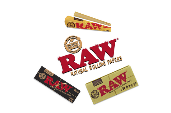  Raw Classic King Size Slim Rolling Paper Full Box of 50 Packs :  Health & Household