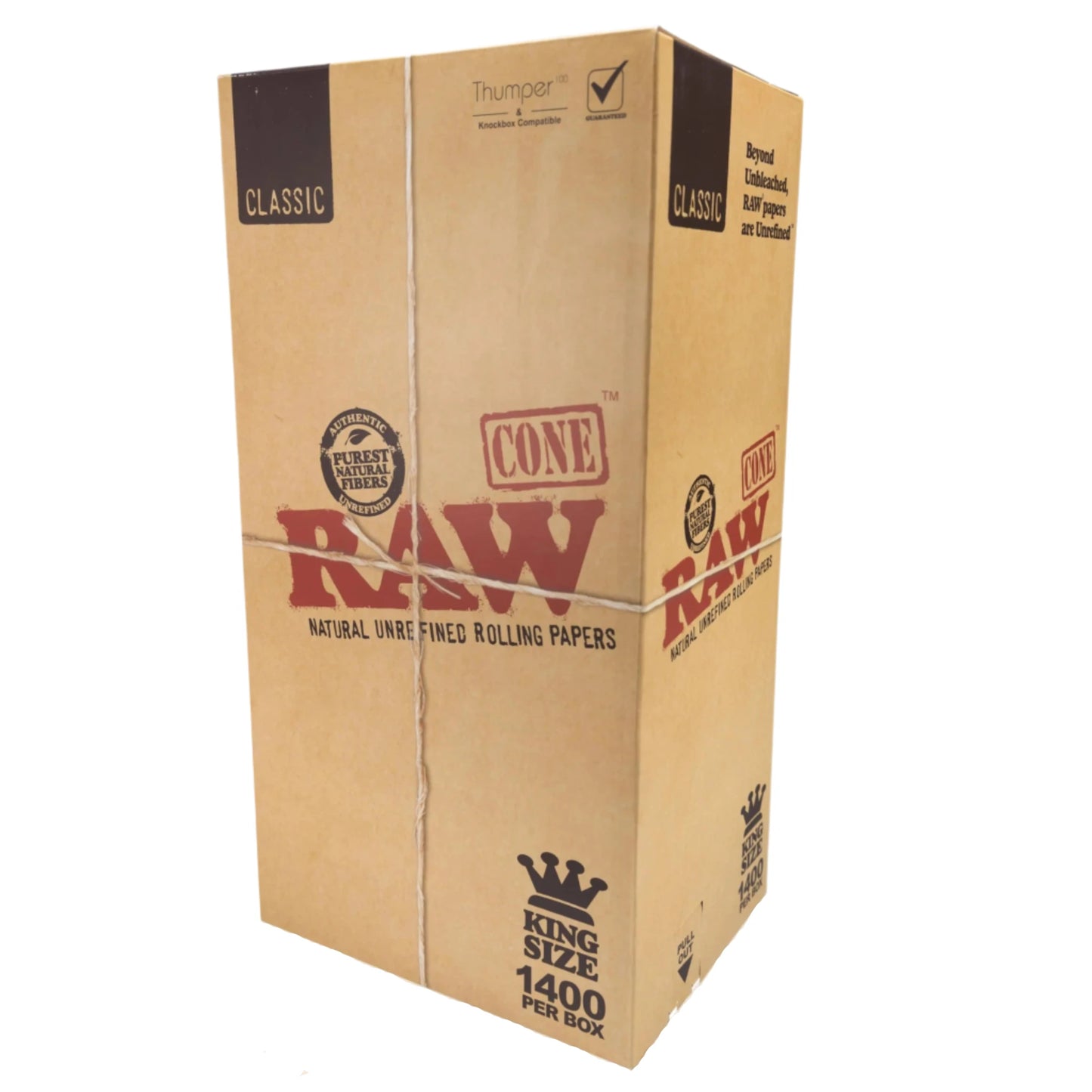 RAW Pre-Rolled Cones - King Size - Box of 1400 - CORONA CASH AND CARRY