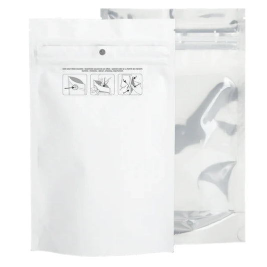 1oz CR White/White - Mylar Bags