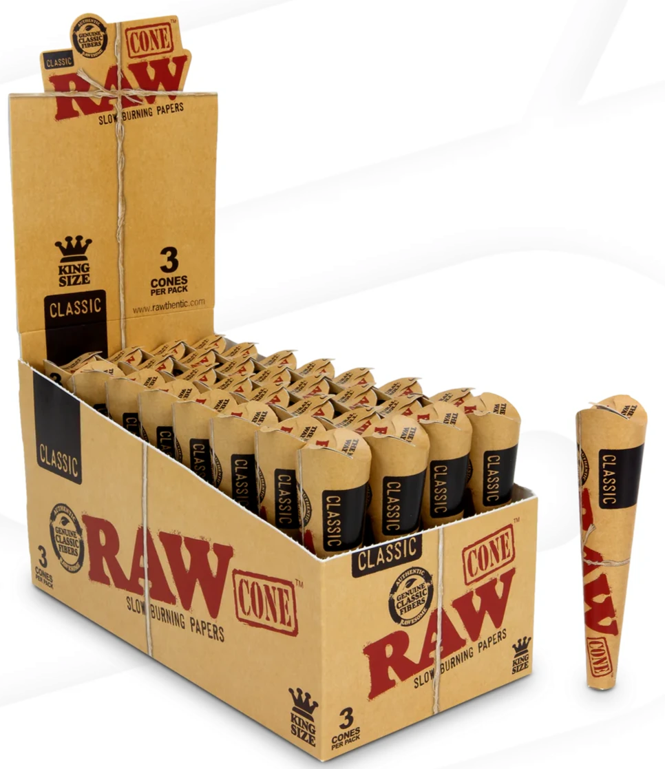 RAW Pre-Rolled Cones