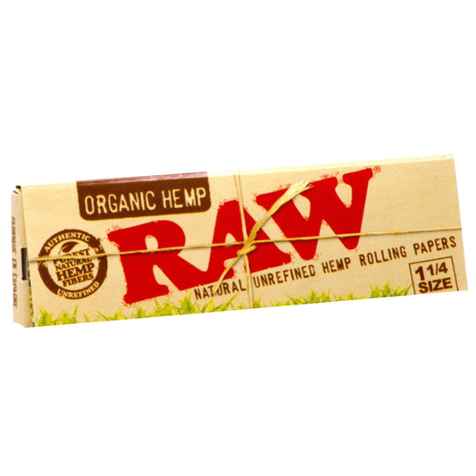 Raw Organic 1 1/4 Rolling Papers