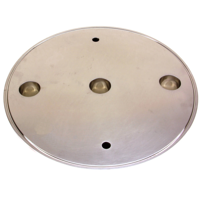 Extraction Flat Lid w/ 12" x 1.5" Tri Clamp, 2 x 1/4" NPT female, 2 x 2" Sight Glass - CORONA CASH AND CARRY