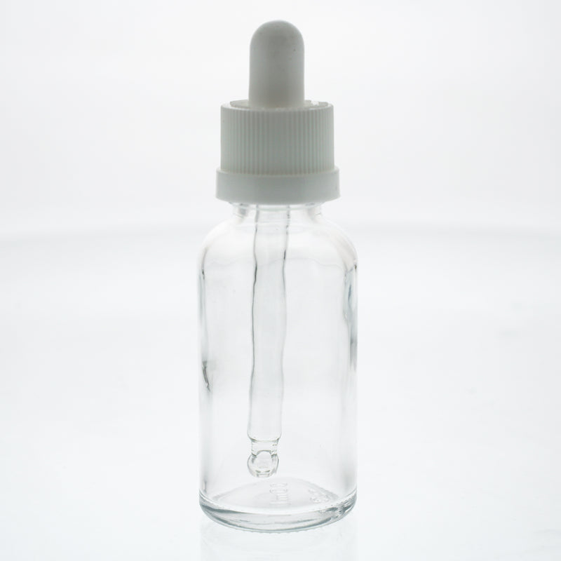 30 ml Clear Glass Droppers - Child Resistant - CORONA CASH AND CARRY