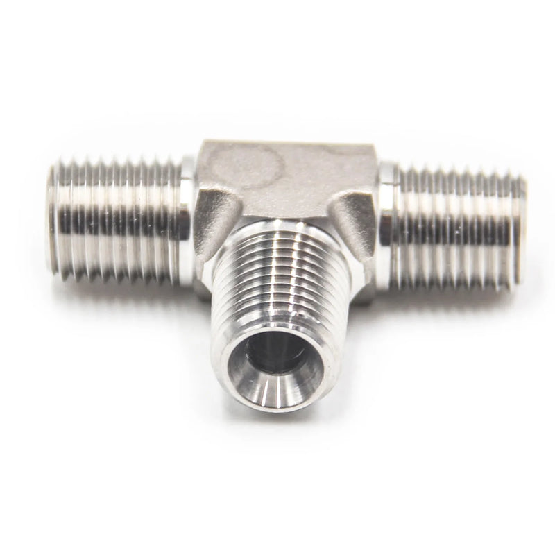 1/2" Male NPT 3 Way Tee Fittings Stainless Steel 304 - CORONA CASH AND CARRY