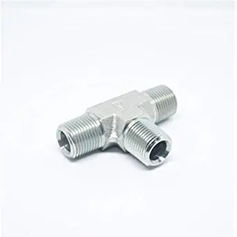 Steel 3-Sided Tee for 3/8 Inch NPT Male Steel Pipe MPT MIP FASPARTS Fuel/Air/Water/Boat/Gas/Oil WOG - CORONA CASH AND CARRY