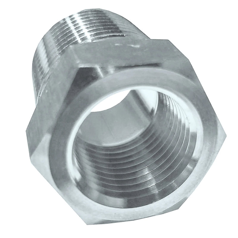 Male NPT to Female NPT Hex Reducing Bushing Stainless Steel 304 - CORONA CASH AND CARRY