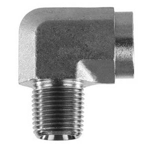 1/4 in. Male x 1/4 in. Female NPT Threaded - 90 Degree Street Elbow - 316 Stainless Steel High Pressure - CORONA CASH AND CARRY