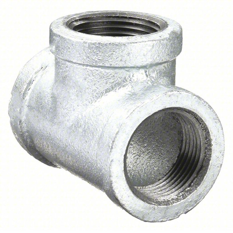 Tee: Malleable Iron, 3/8 in x 3/8 in x 3/8 in Fitting Pipe Size, NPT x NPT x NPT - CORONA CASH AND CARRY