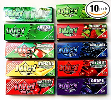 Juicy Jay's x Mixed 1 1/4 Flavoured Cigarette Papers, Multiple Colors, 32 Count - CORONA CASH AND CARRY