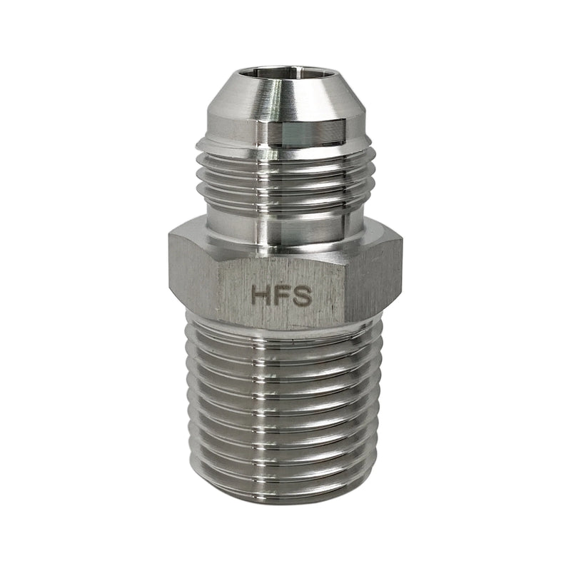 Male NPT to Male JIC Adapter - Multiple Sizes Stainless Steel 304 - CORONA CASH AND CARRY