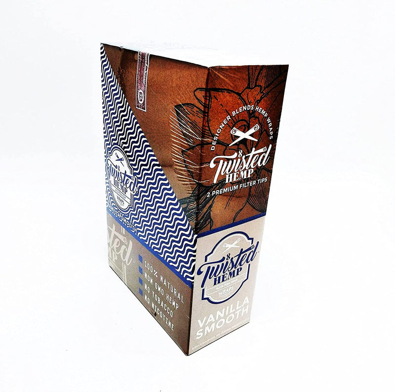 Twisted Hemp Designer Blends Premium Hemp Wraps (Vanilla Smooth) - CORONA CASH AND CARRY